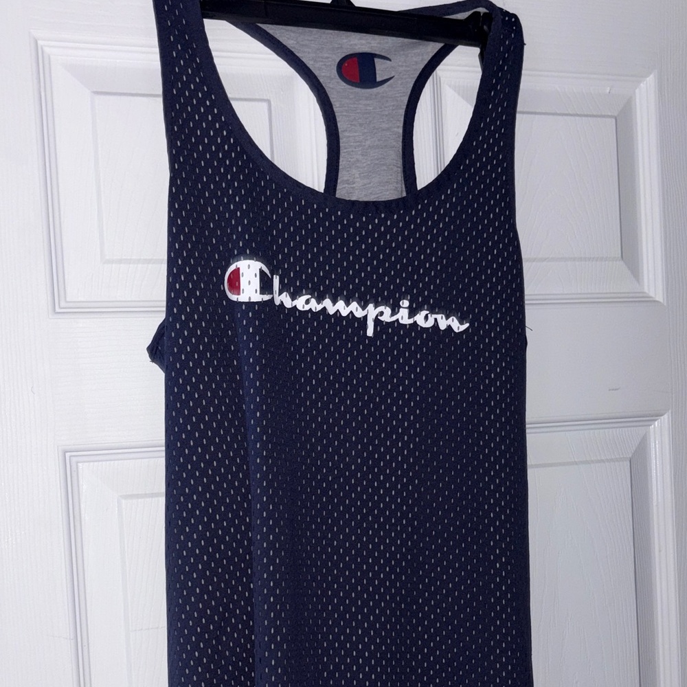 Champion Dark Blue Mesh Tank Top